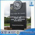 High quality customized outdoor advertising illuminated stand pylon sign